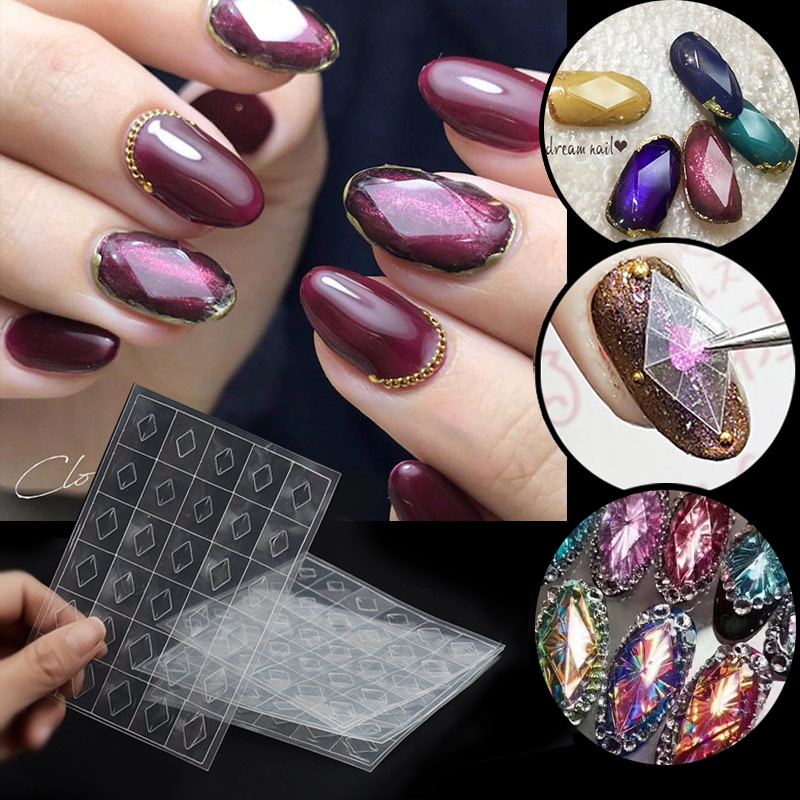 Glitter Vinyl Roll - ネイルアート用グリムストーンステンシル,1枚,透明,3D,中空,ダイヤモンド,プラスチック,成形,DIY