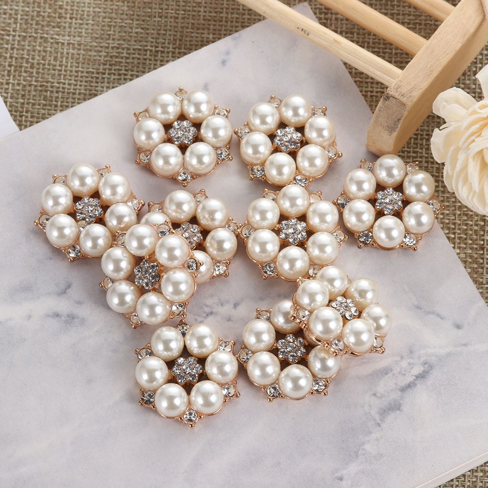Embellishments For Scrapbooking - 花の形をした縫製ボタン,パール,ウォーターダイヤモンド,バックル,スクラップブッキング,衣類,衣類,装飾,結婚式のドレス,美しい