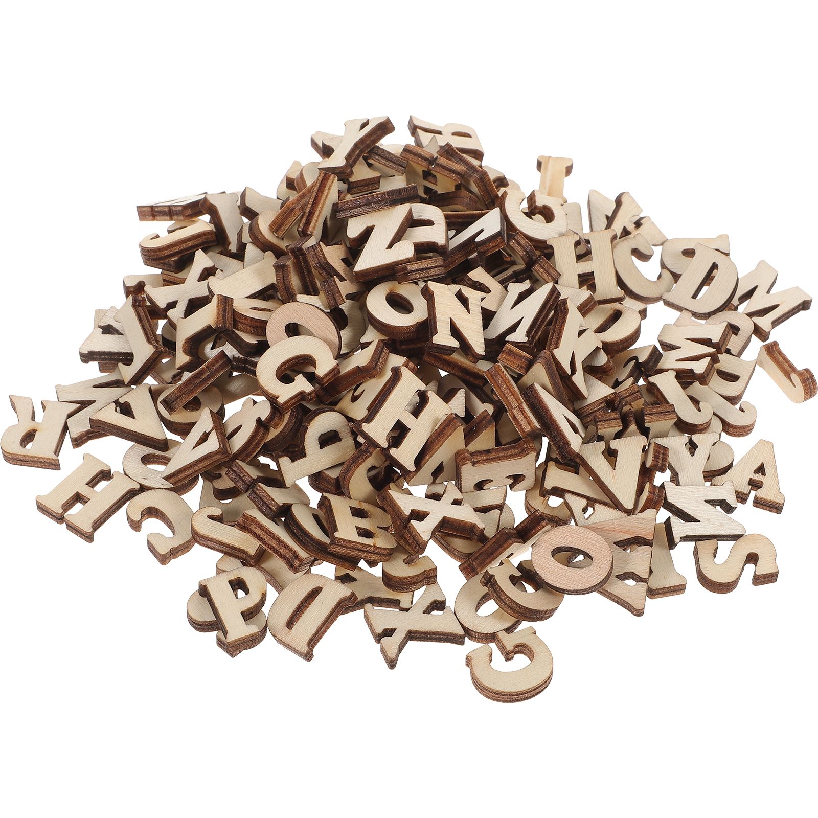 Embellishments For Scrapbooking - 100 個 DIY 落書き知育玩具小さな天然木のスライススクラップブッキング装飾 DIY クラフト装飾