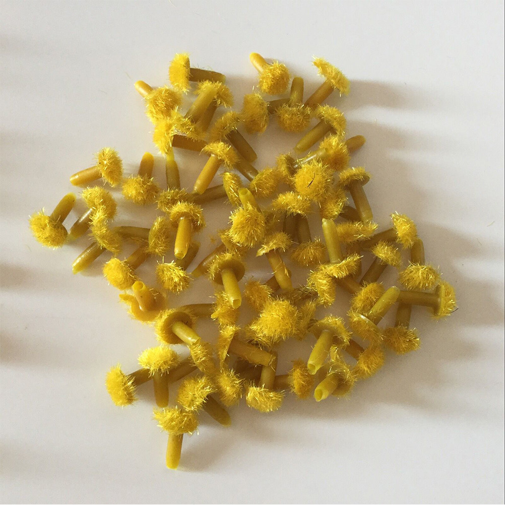 Embellishment Crafts - 200個入り ひまわり雄蕊 シミュレーション花飾り DIYフラワークラフト用 人工ひまわりの花のつぼみ アート用