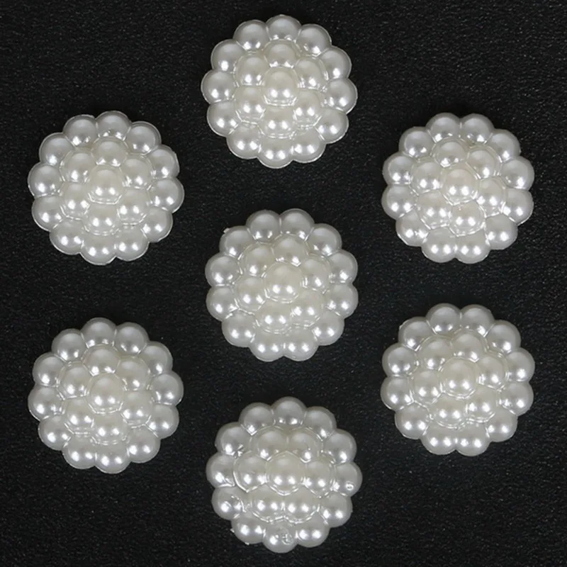 Embellishment Glue Craft - 80 ピース/ロットフラットバックパールクリスマスクラフトカードメイキング装飾クリスマス結婚式の装飾