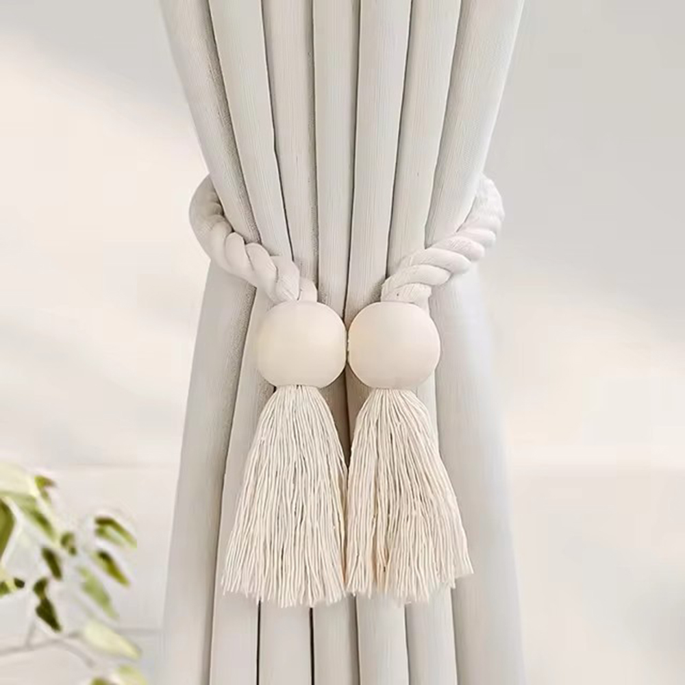 1PC シンプルなフリンジビーズカーテンストラップ、パンチな - Beaded Trim Fringe のレビューと価格
