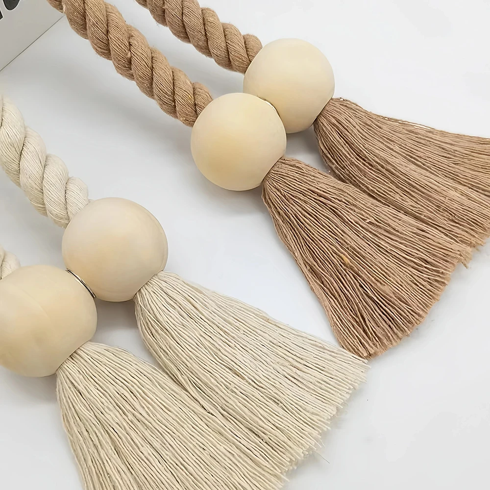 1PC シンプルなフリンジビーズカーテンストラップ、パンチな - Beaded Trim Fringe のレビューと価格