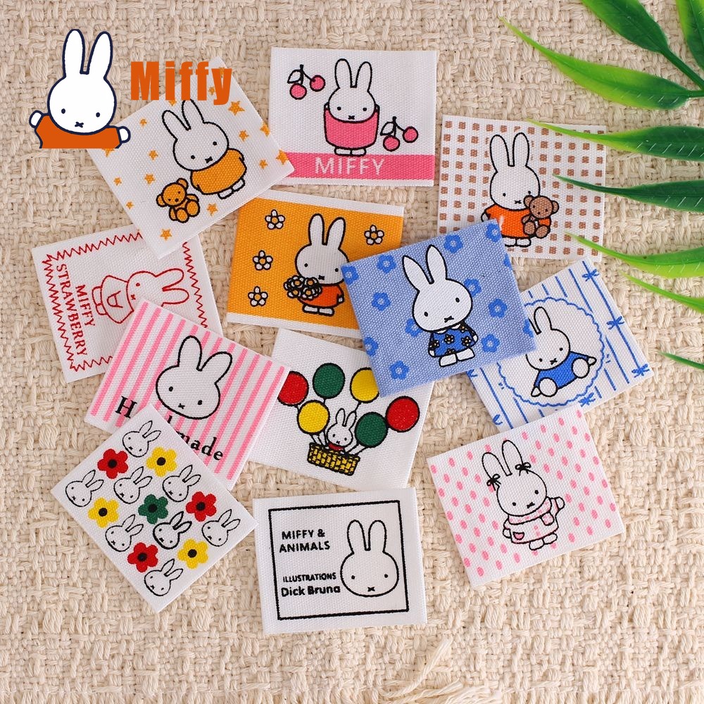 かわいいミッフィー布パッチかわいいウサギ織りパッチ縫い付けア - Embellishments For Scrapbooking のレビューと価格