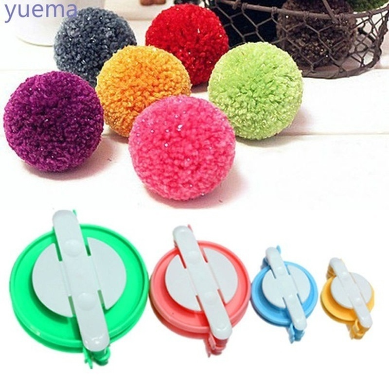8 個 4 サイズ綿毛ボールウィーバーポンポンメーカー編み機 - Pom Pom Maker Tool のレビューと価格