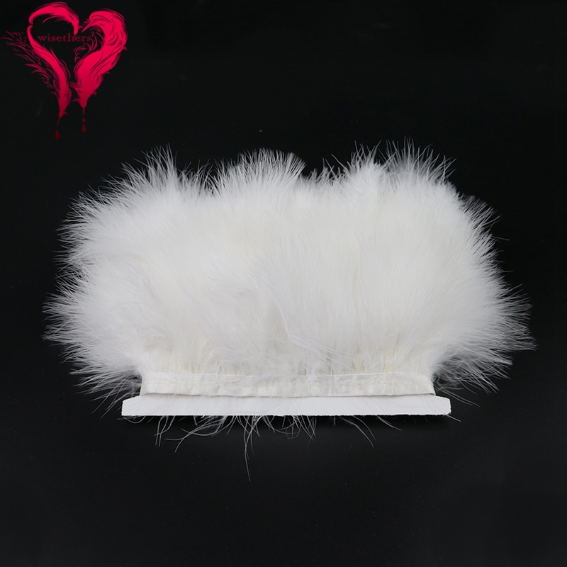 1 メートルファンシーソフトふわふわ染めカラフルな七面鳥マラ - Feather Trim Marabou のレビューと価格