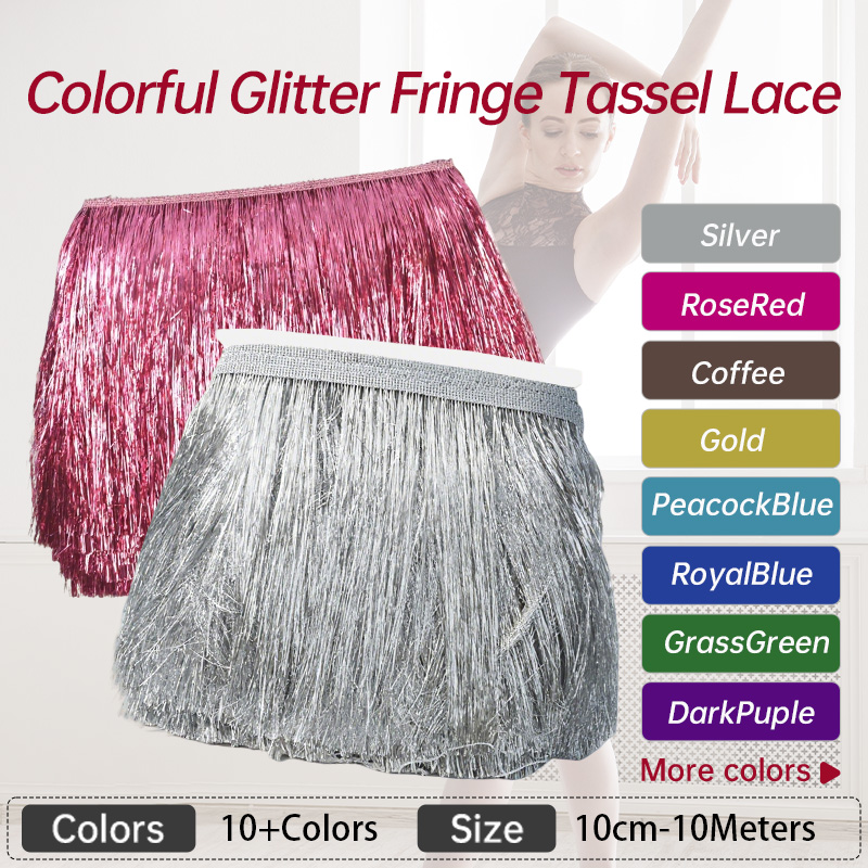 5/10 メートル 10/15/20 センチメートルスパンコ - Fringe Ribbon Sewing のレビューと価格