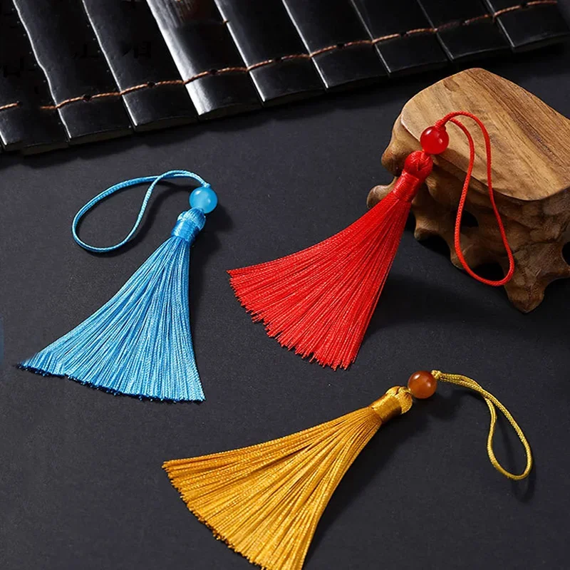 ジュエリー作り用ポリエステルシルクタッセル,ミニタッセル,ビ - Beaded Trim Fringe のレビューと価格