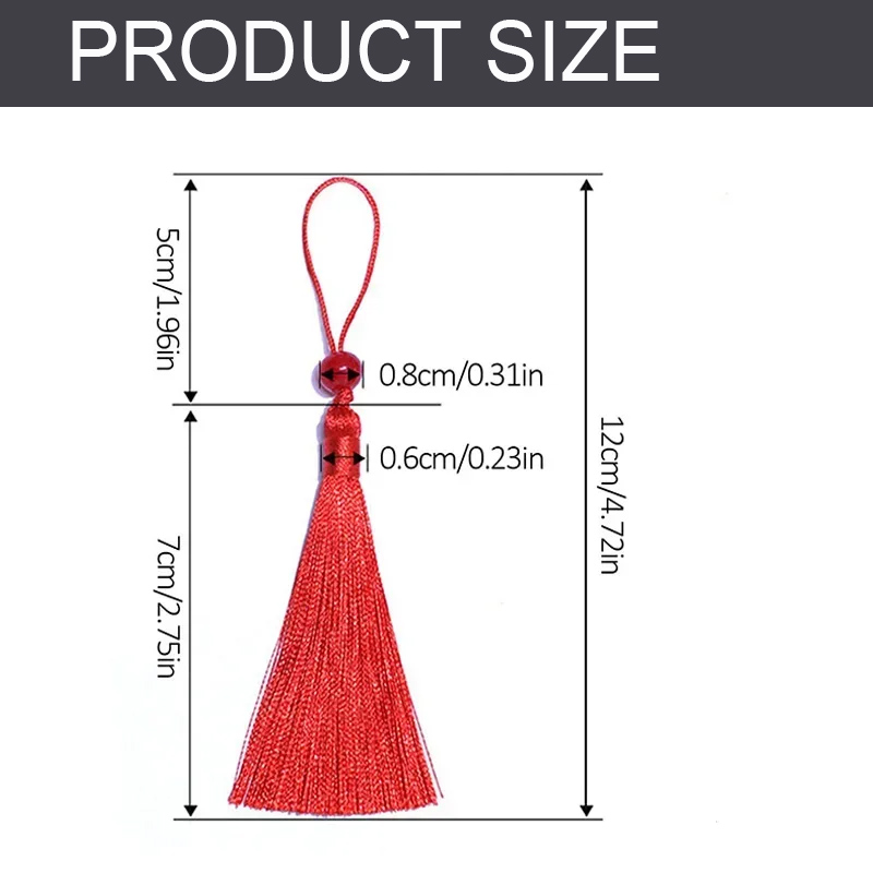 ジュエリー作り用ポリエステルシルクタッセル,ミニタッセル,ビ - Beaded Trim Fringe のレビューと価格