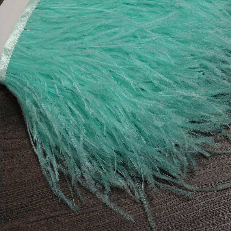 13-18 センチメートル 6 メートルダチョウの羽トリム布 - Feather Trim Marabou のレビューと価格