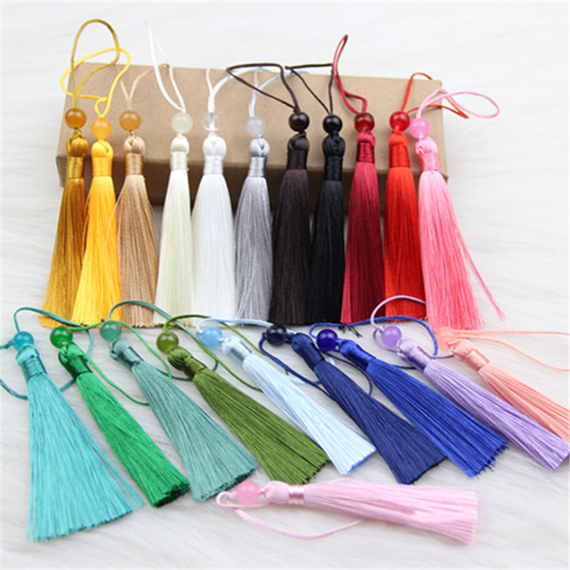 10 個ポリエステルシルクタッセルフリンジ 7 センチメート - Beaded Trim Fringe のレビューと価格