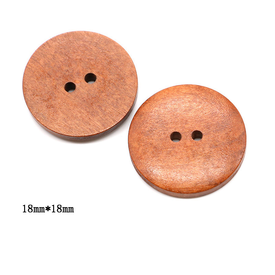 DIY衣類用の丸い木製ボタン、装飾ボタン、スクラップブッキン - Embellishments For Scrapbooking のレビューと価格