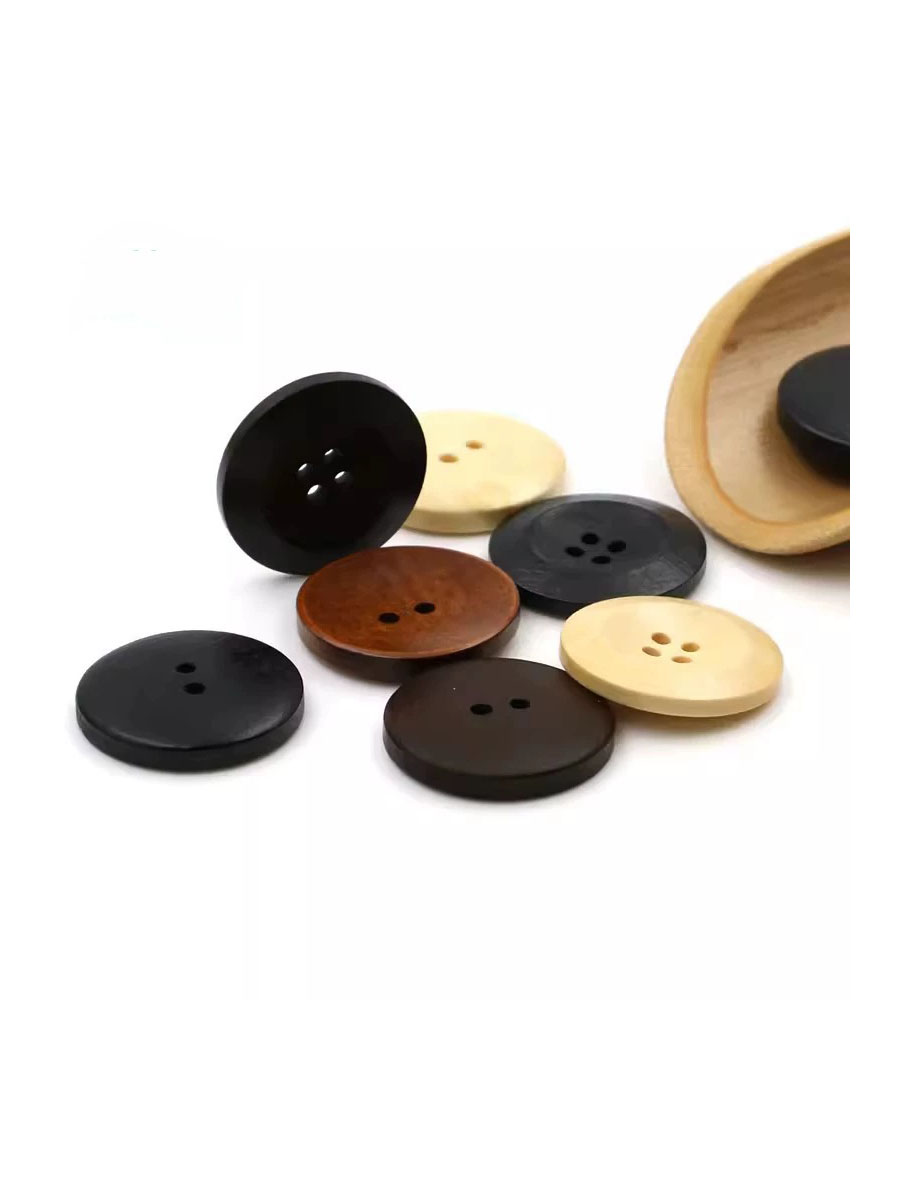 DIY衣類用の丸い木製ボタン、装飾ボタン、スクラップブッキン - Embellishments For Scrapbooking のレビューと価格