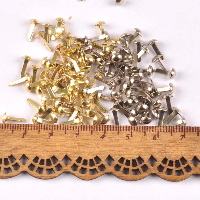 100 個混合シルバー/ゴールデンラウンドブラッドスクラップ - Embellishments For Scrapbooking のレビューと価格
