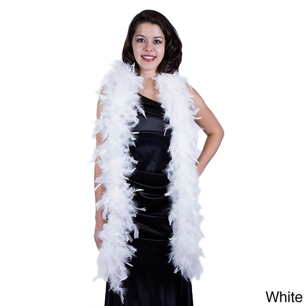 2 ヤードふわふわホワイトフェザーボア七面鳥マラブー羽結婚式 - Feather Trim Marabou のレビューと価格