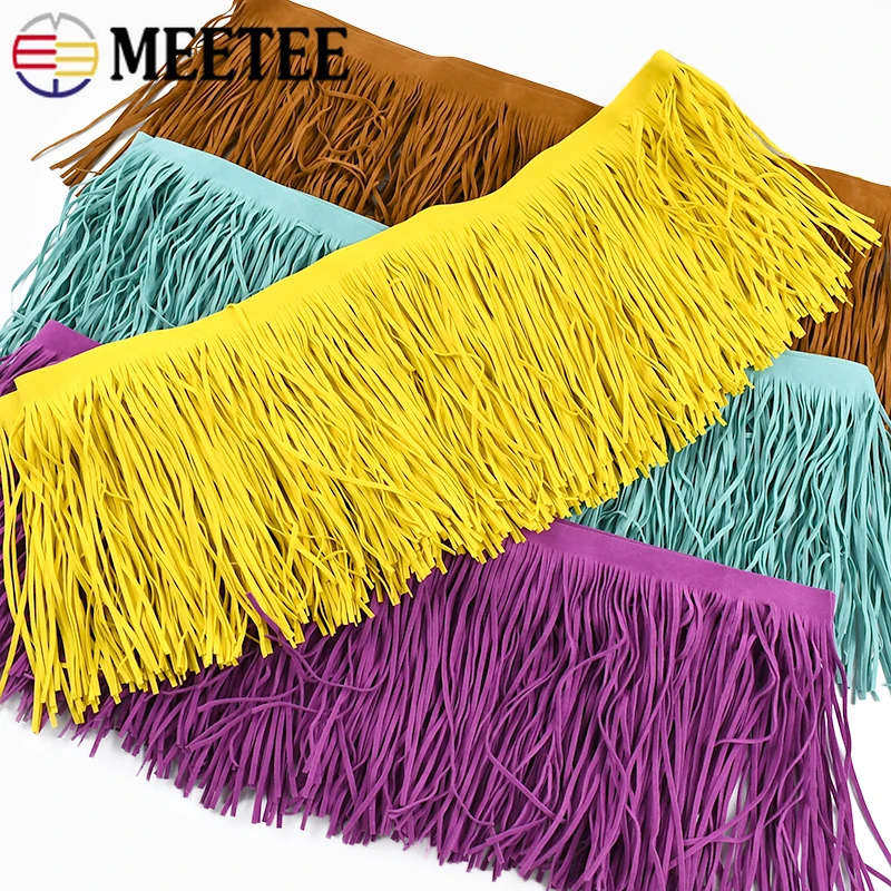2-5 メートル 15 センチメートルスエードタッセルフリン - Fringe Ribbon Sewing のレビューと価格