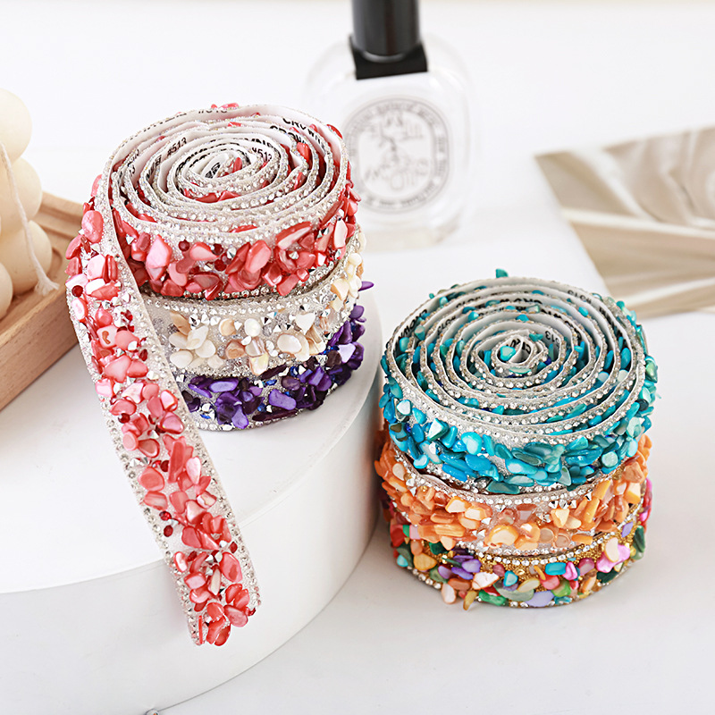 90cm 2cm クリスタルラインストーン自己粘着ストリップ - Embellishment Glue Craft のレビューと価格