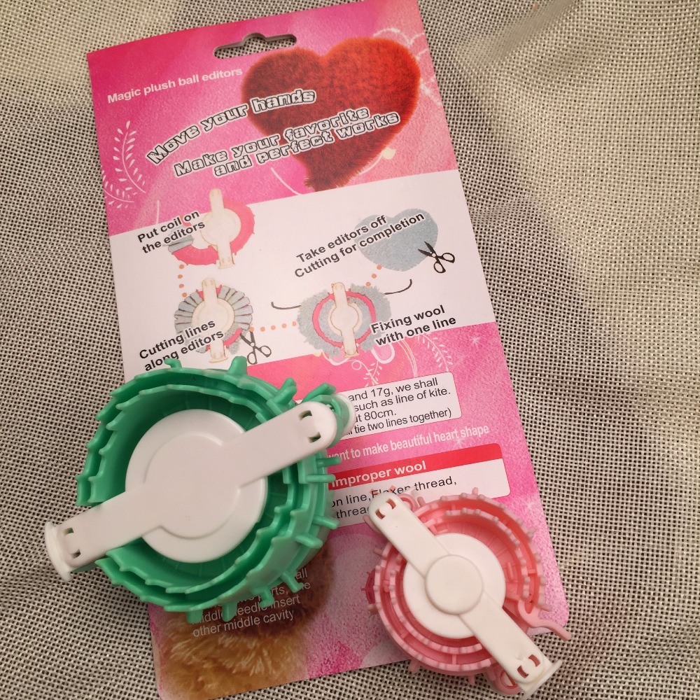 ポンポンとハート型のボールを作るためのアクセサリー,クラフト - Pom Pom Maker Tool のレビューと価格