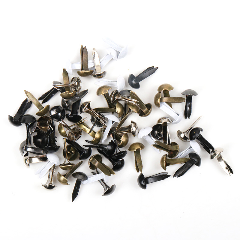 100 個混合ラウンド金属ブラッドスタッドスパイクスクラップ - Embellishments For Scrapbooking のレビューと価格