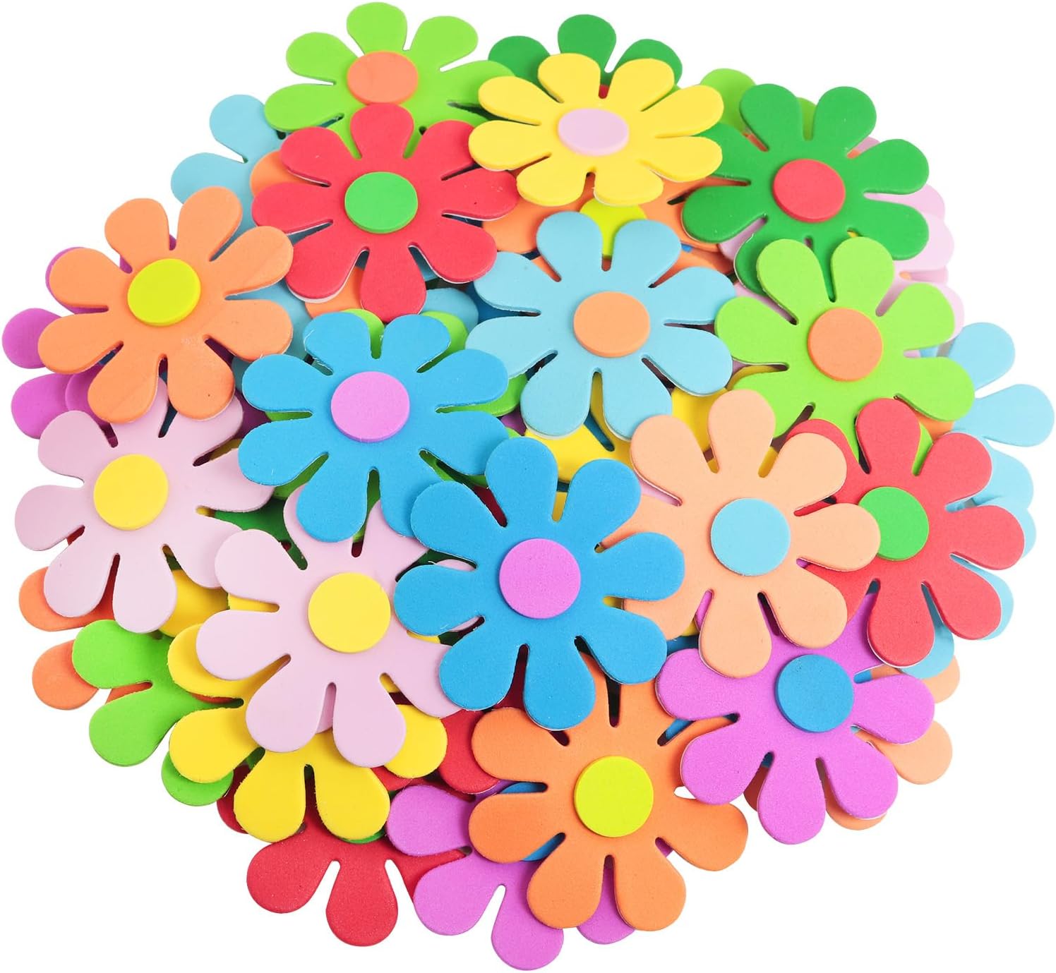 3Dフラワーフォームステッカー 春の芸術工芸品 母の日 幼稚 - Craft Embellishment のレビューと価格
