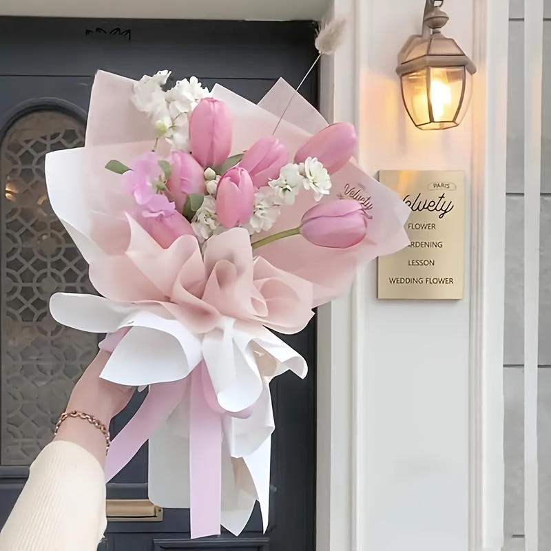 120枚入り - 取り外し可能な花包装裏地紙、花包装紙、フラ - Embellishment Crafts のレビューと価格