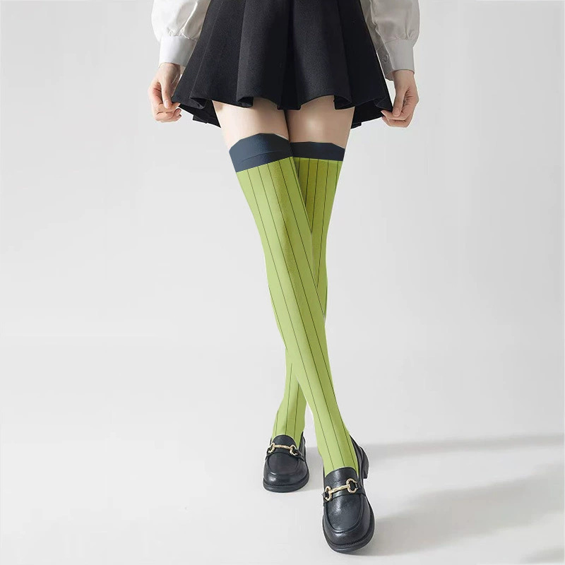 アニメ 甘露寺蜜璃 コスプレ小道具風 JK ストッキング 薄 - Embellish Knit のレビューと価格