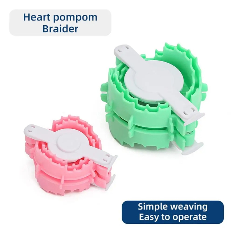 ポンポンメーカー フラフボール編みツール ハート型 かぎ針編 - Pom Pom Maker Tool のレビューと価格