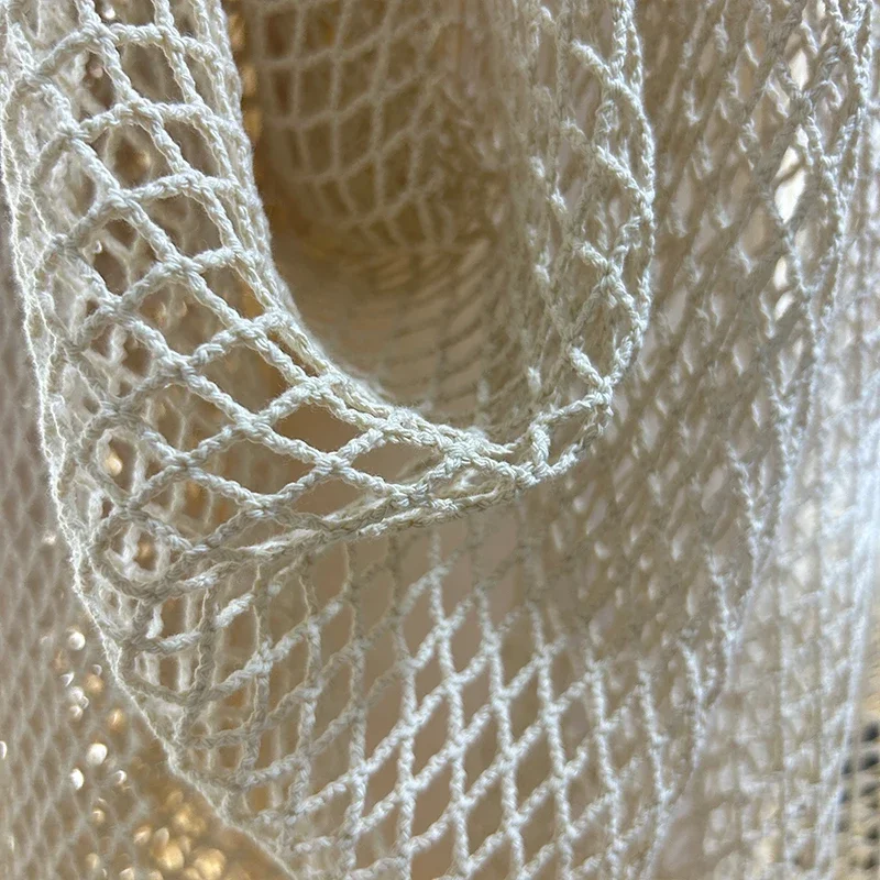 漁網生地コットンリネン大メッシュダイヤモンド撮影背景クリエイ - Crystal Mesh Fabric のレビューと価格