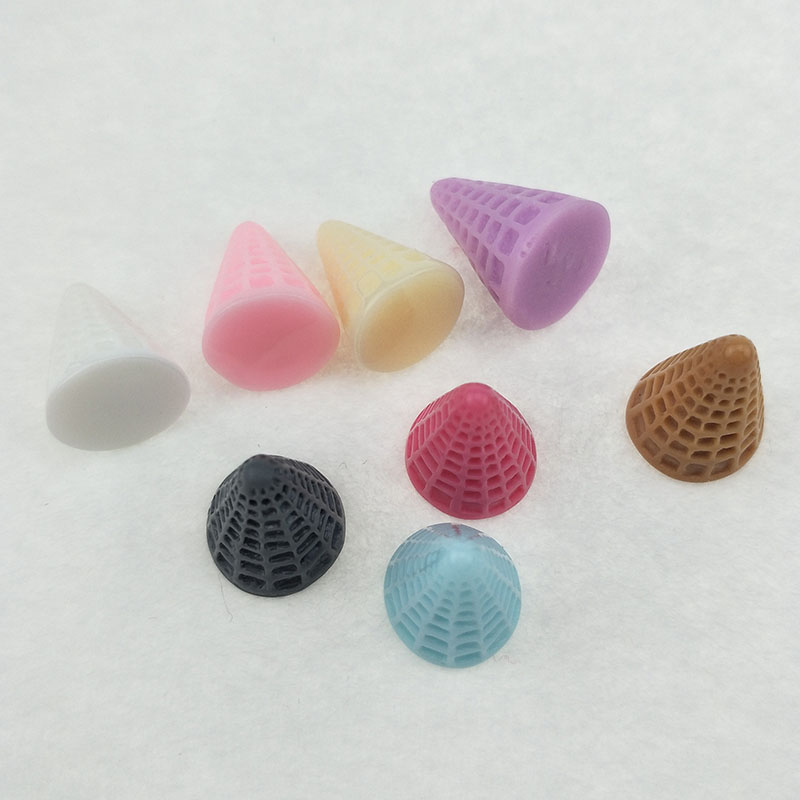40ピース/ロット1.5*2センチメートル樹脂アイスクリーム - Embellishment Glue Craft のレビューと価格
