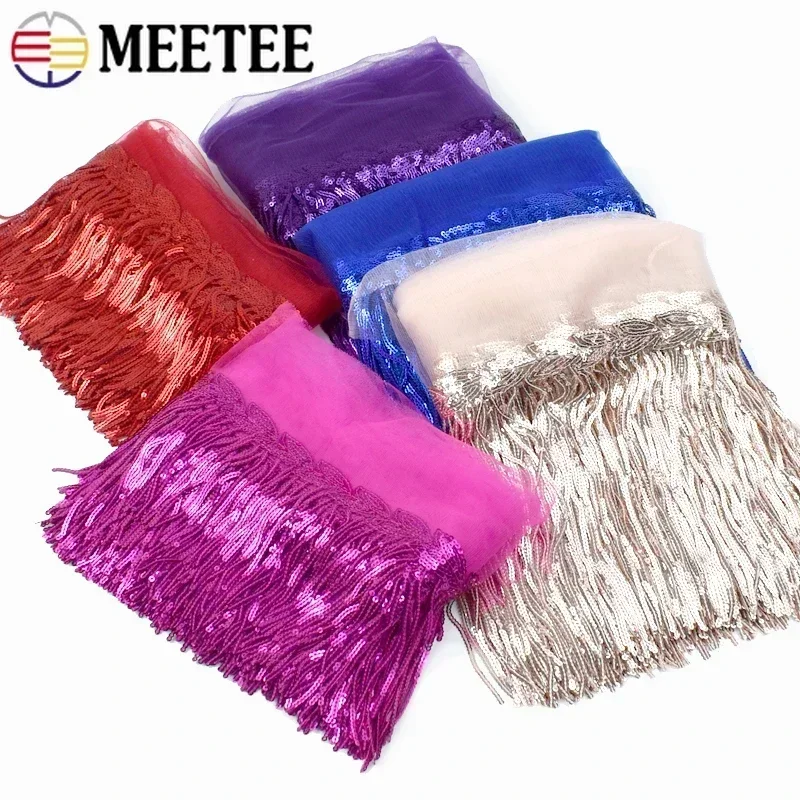 キラキラ刺繍フリンジレーストリム,キラキラリボン,バンド生地 - Beaded Trim Fringe のレビューと価格