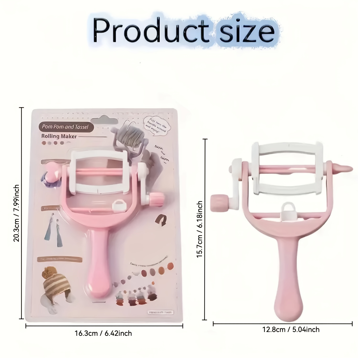 手回し巻きコイルファーボールニッター ポンポンメーカー フリ - Pom Pom Maker Tool のレビューと価格