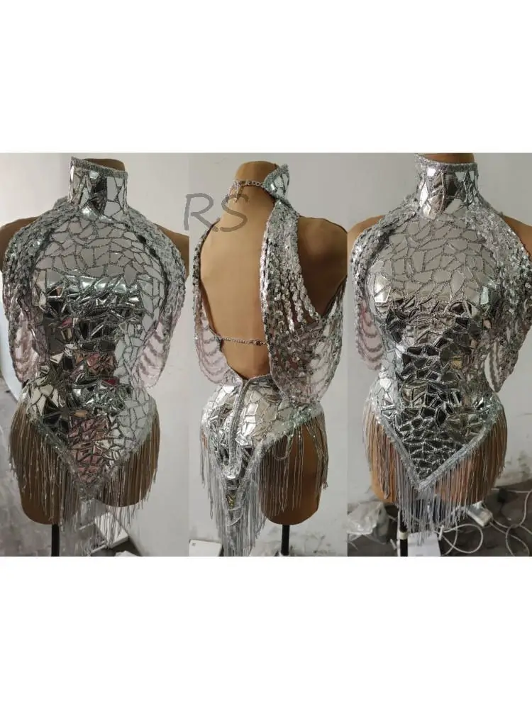 きらめくラインストーンレオタード、シルバースパンコール、セク - Rhinestone Banding Trim のレビューと価格
