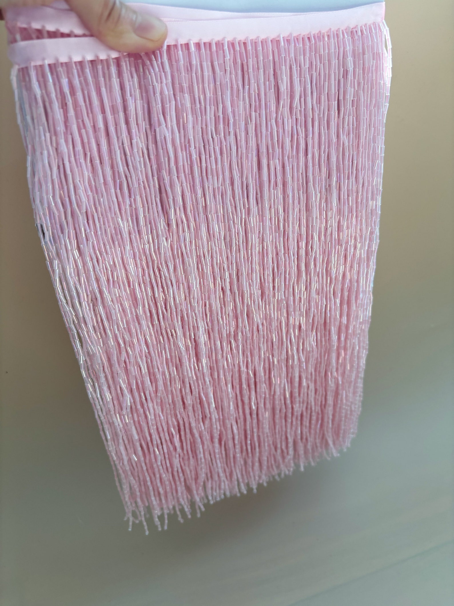 ダンスコスチューム用フリンジタッセルトリム、ヘビービーズ、ク - Beaded Trim Fringe のレビューと価格