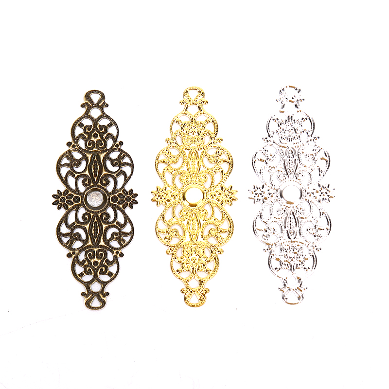 ★ ▲ 20個入りフィリグリーフラワーラップコネクタークラフ - Embellishment Crafts のレビューと価格