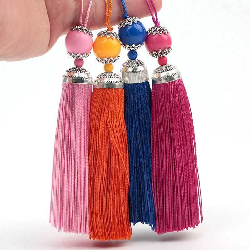 1/3/5 個シルクタッセルフリンジブラシスリングタッセルト - Beaded Trim Fringe のレビューと価格