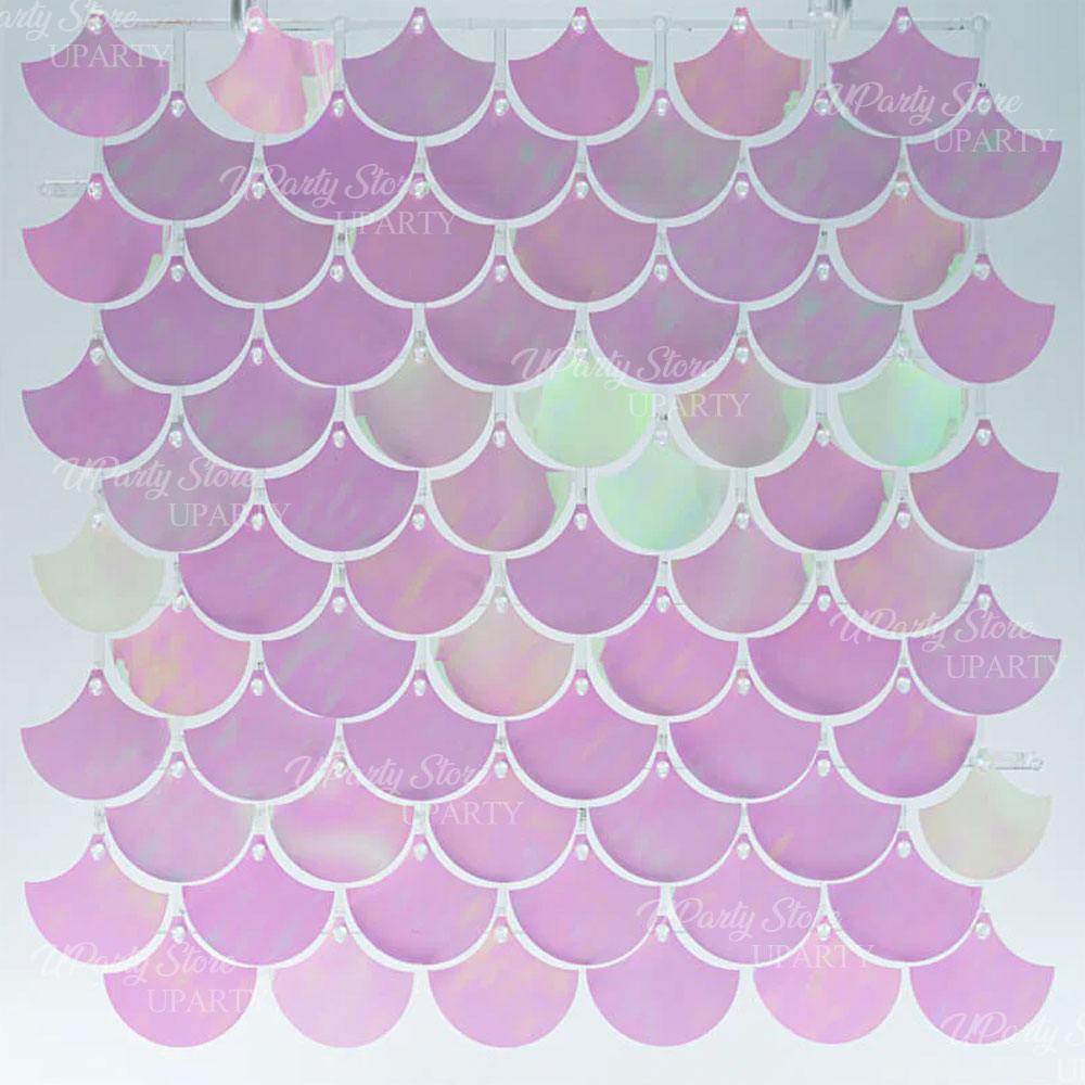 12個入り マーメイドスパンコールウォールパネル 玉虫色のシ - Sequin Fabric Panel のレビューと価格