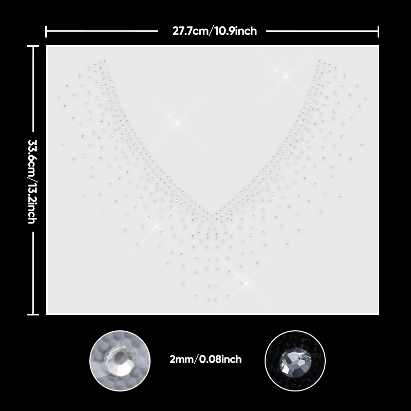 QIAO 1/2/4/6個入り Vネック グリッター ホット - Glitter Vinyl Roll のレビューと価格