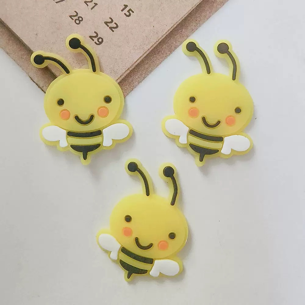 10/15個入り 新しい可愛いソフトグルー漫画蜂フラットDI - Embellishment Glue Craft のレビューと価格
