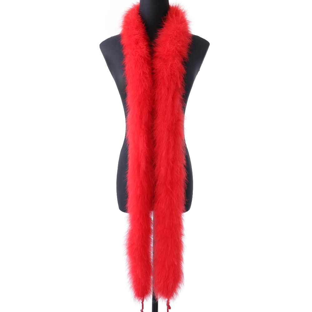 2M 50g レッドふわふわターキーマラブーフェザーボア ソ - Feather Trim Marabou のレビューと価格
