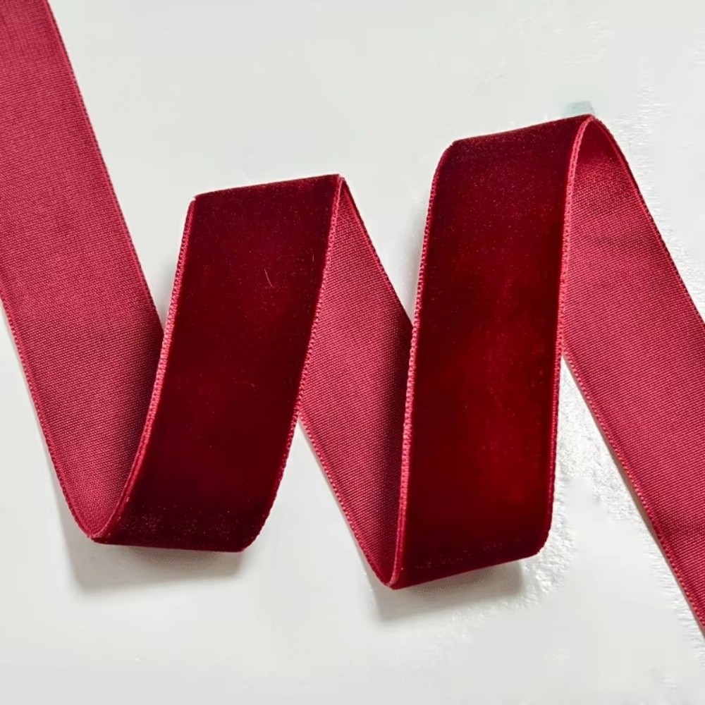 5ヤード/ロール ベルベットリボン DIY 6/10/15/ - Velvet Ribbon Roll のレビューと価格