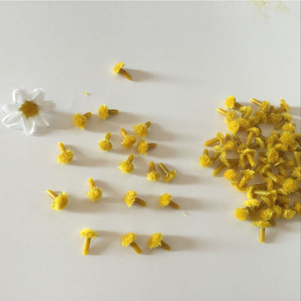 200個入り ひまわり雄蕊 シミュレーション花飾り DIYフ - Embellishment Crafts のレビューと価格