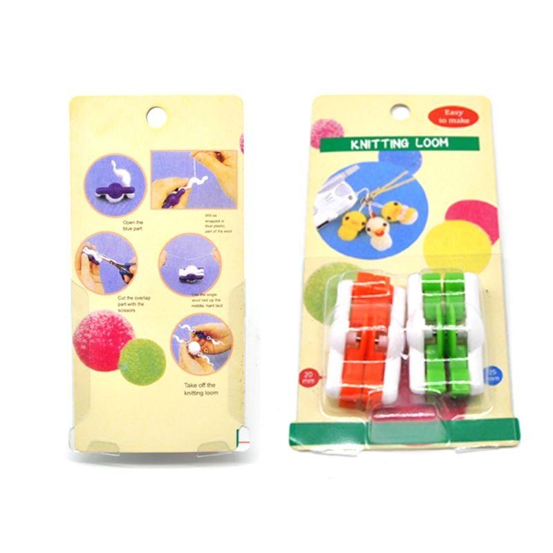 D8KF 2 個ポンポンポンポンメーカー綿毛ボールウィーバー - Pom Pom Maker Tool のレビューと価格