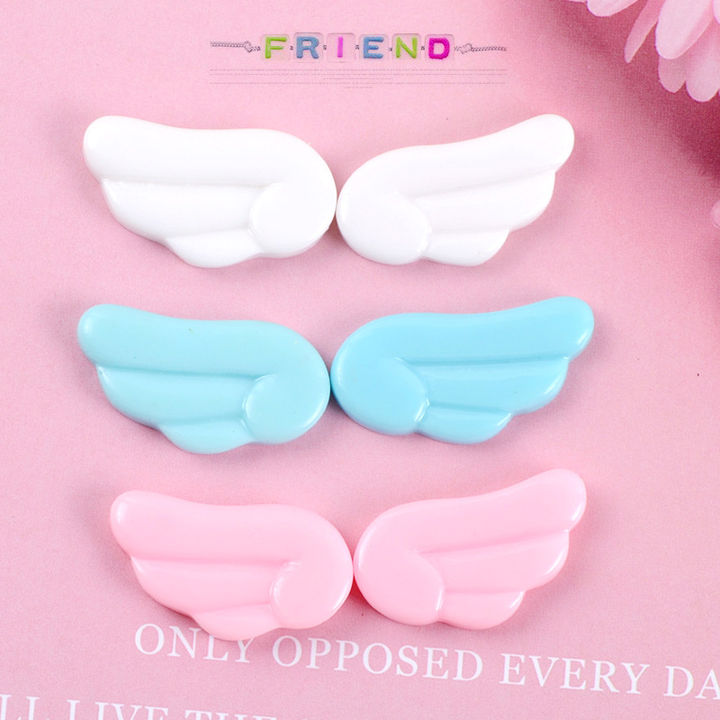 10個かわいいかわいい天使の羽売春樹脂カボションスクラップブ - Embellishments For Scrapbooking のレビューと価格