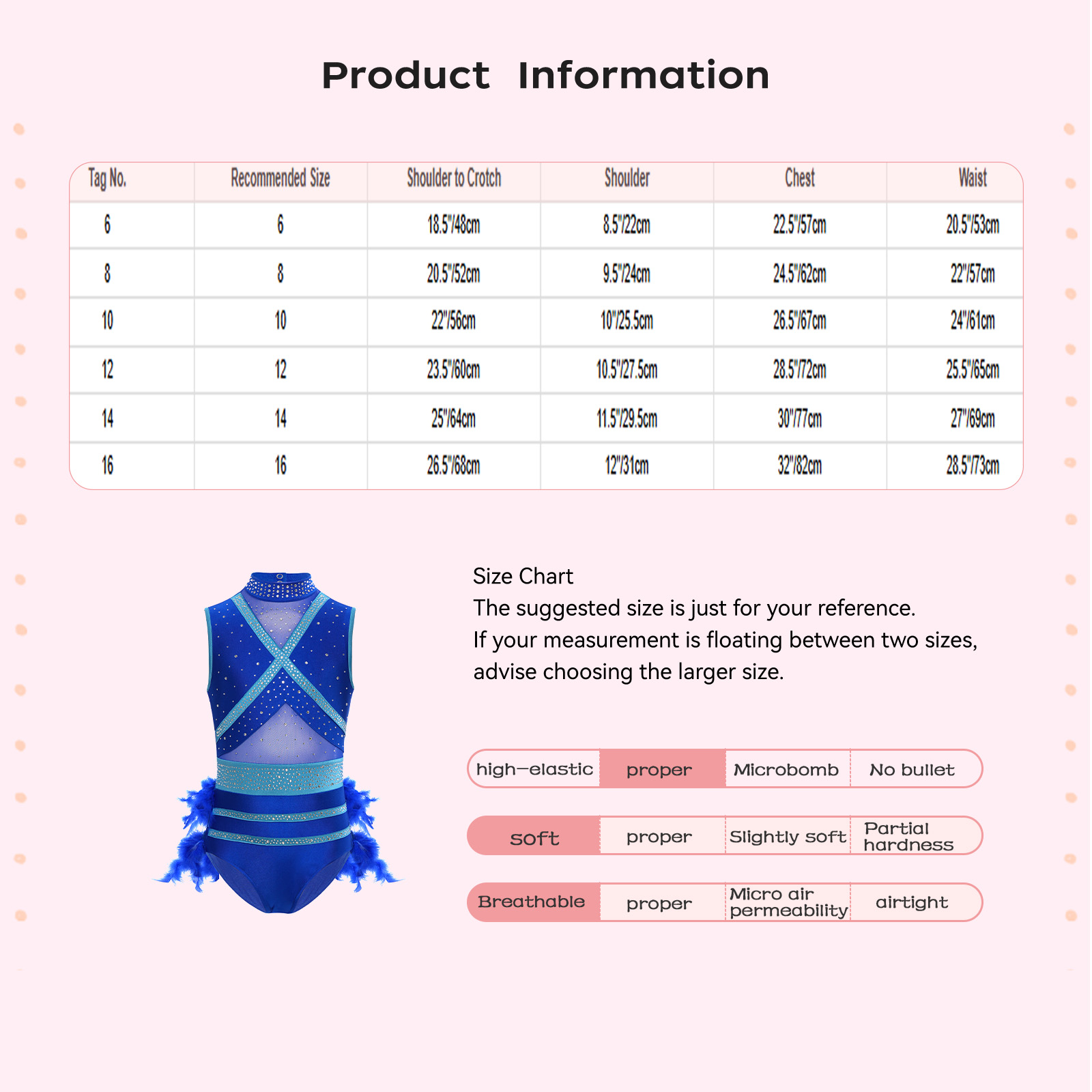 キッズガールズスパンコールチュチュレオタード、フェザースカー - Rhinestone Banding Trim のレビューと価格