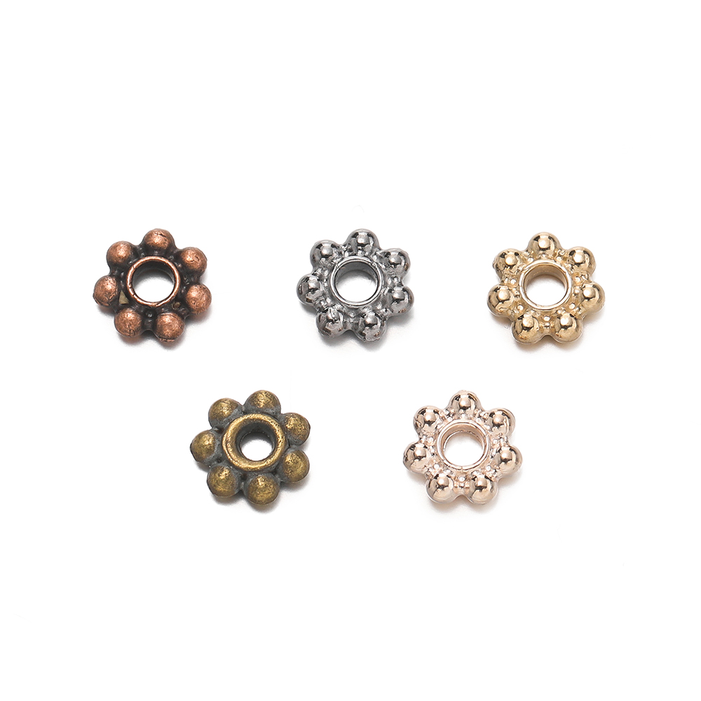 デイジースノーフレークフラワースペーサービーズ、ミニルーズビ - Embellishment Crafts のレビューと価格