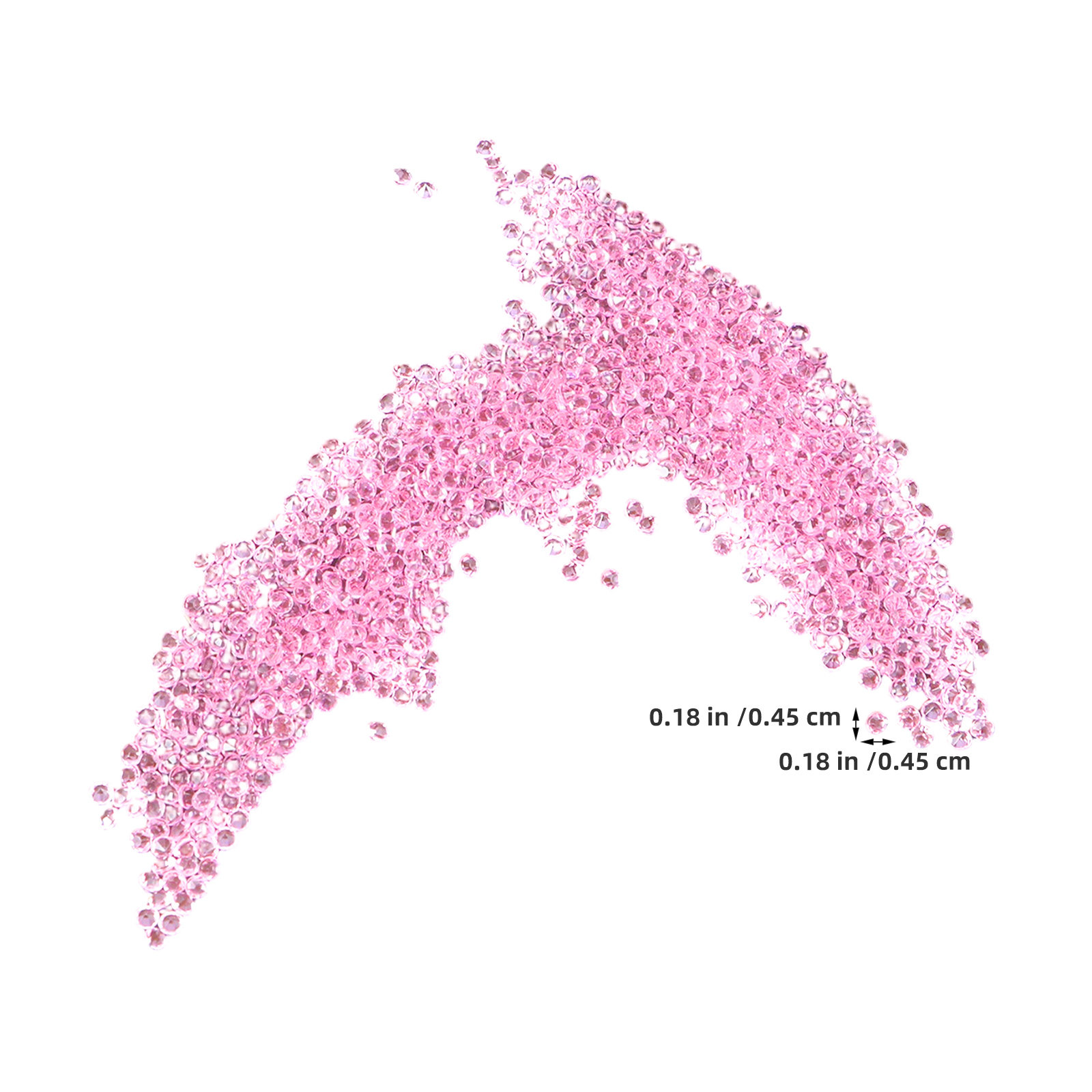 10000個入り 花瓶フィラー クリア 4.5mm アクリル - Craft Embellishment のレビューと価格