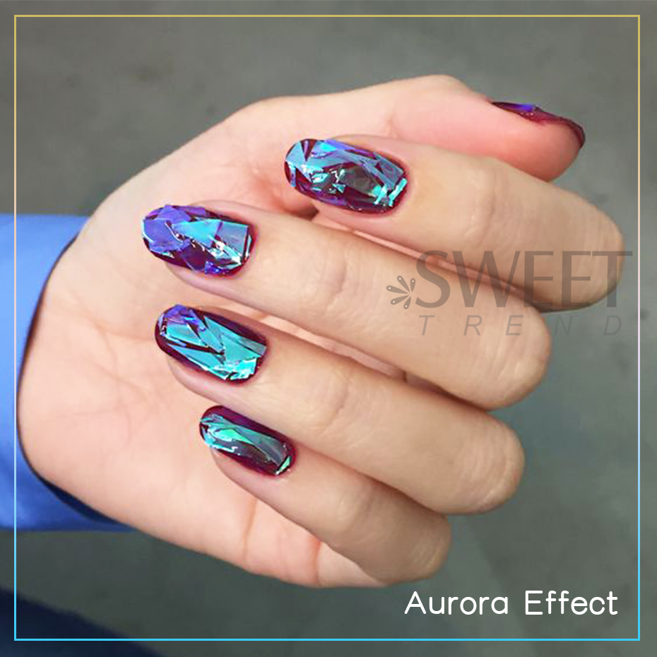 ホログラフィックオーロラフィルム,マニキュア装飾,ガラスホイ - Glitter Vinyl Roll のレビューと価格