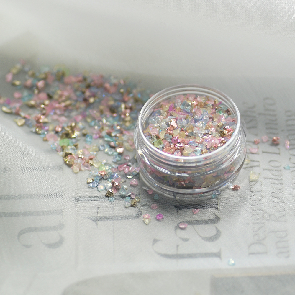 DIY貝殻樹脂宝石不規則クラッシュクリスタルミックス、エポキ - Embellishment Glue Craft のレビューと価格
