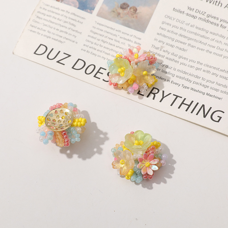 2 個のクリスタルフラワーパッチ衣料用絶妙なクリスタルビーズ - Applique Patch Flower のレビューと価格