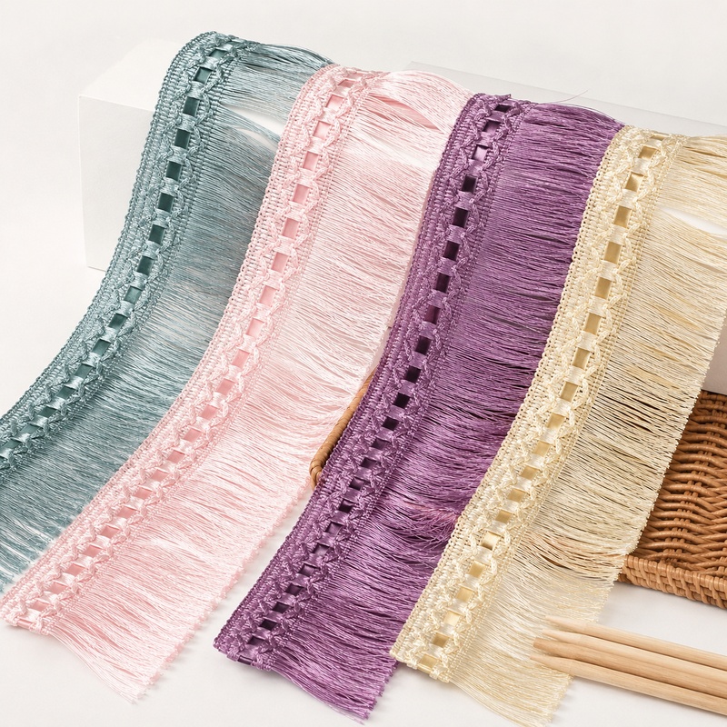 2-10 メートル 10 センチメートルナイロンタッセルフリ - Fringe Ribbon Sewing のレビューと価格
